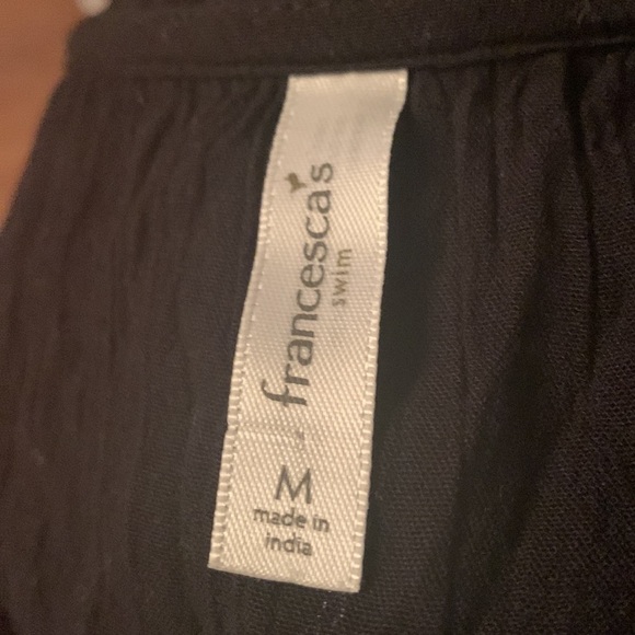 Franchesca’s Black Swim Coverup Size M #149 - Picture 6 of 8